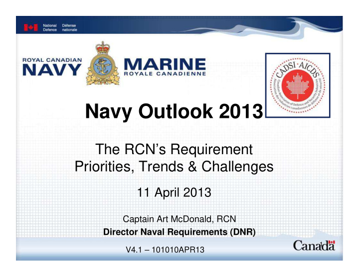 navy outlook 2013