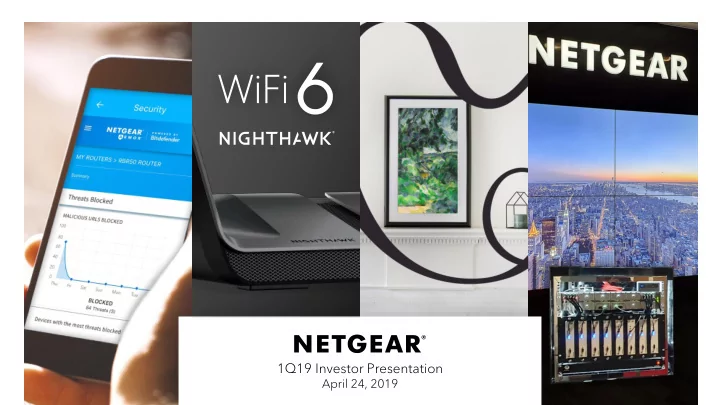 1q19 investor presentation
