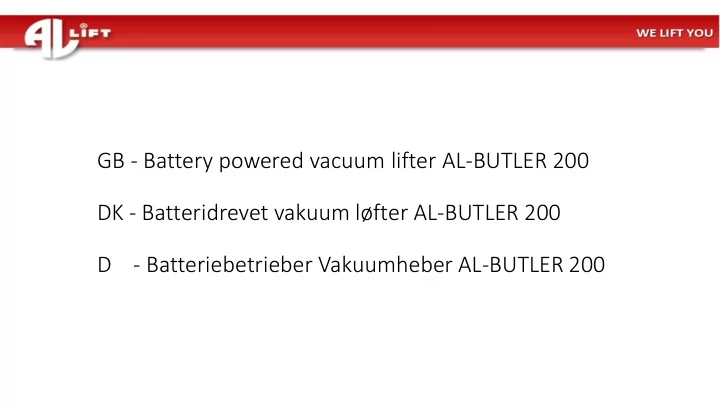dk batteridrevet vakuum l fter al butler 200