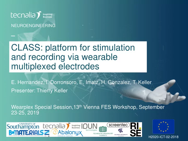 multiplexed electrodes