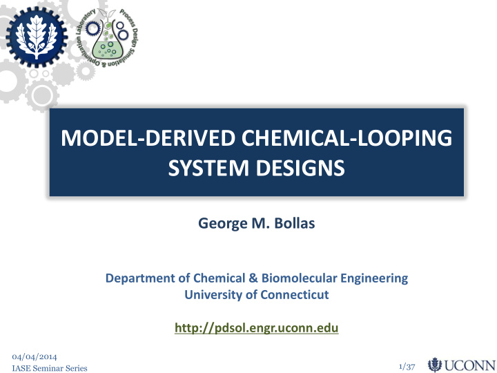model derived chemical looping