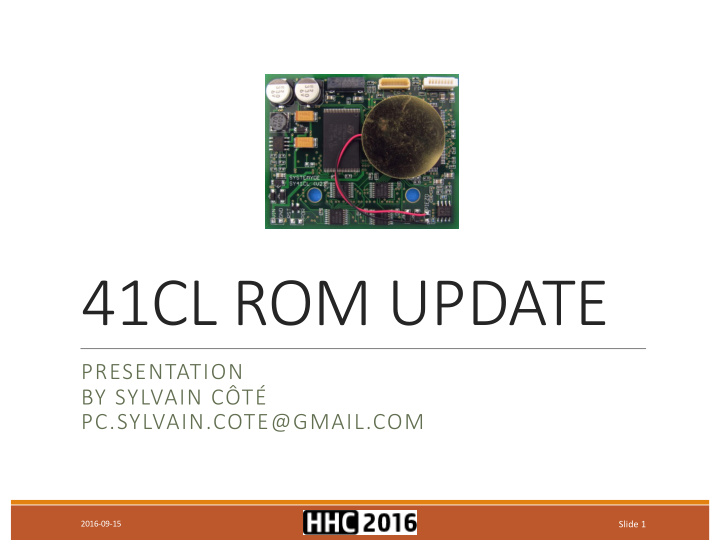 41cl rom update