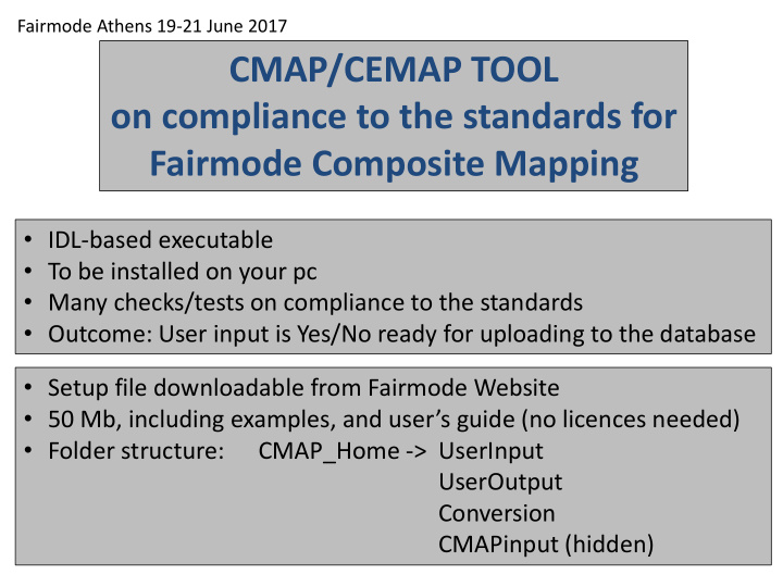 fairmode composite mapping