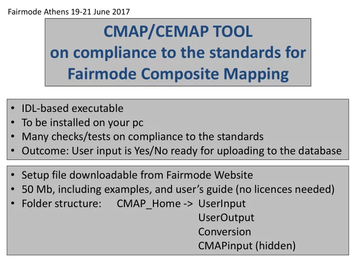 fairmode composite mapping