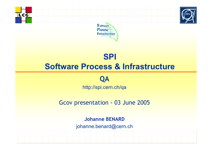 spi software process infrastructure