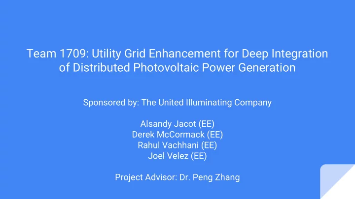 team 1709 utility grid enhancement for deep integration