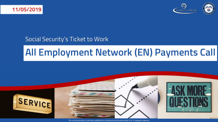 all employment network en payments call