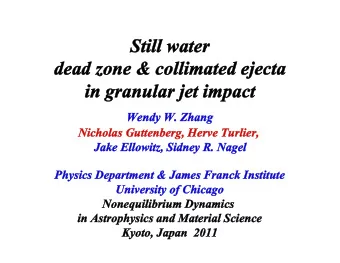 Still wat  St  water  dead zone &amp; collimat  dead zone &amp; col  mated ej  ed eject  ecta  in g