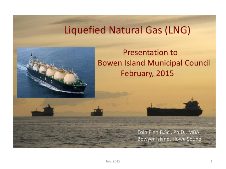 liquefied natural gas lng