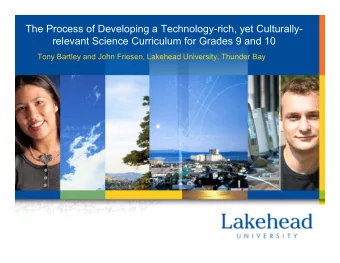 The Process of Developing a Technology-rich, yet Culturally-  relevant Science Curriculum for