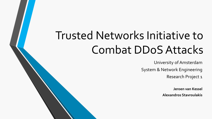 trusted networks initiative to