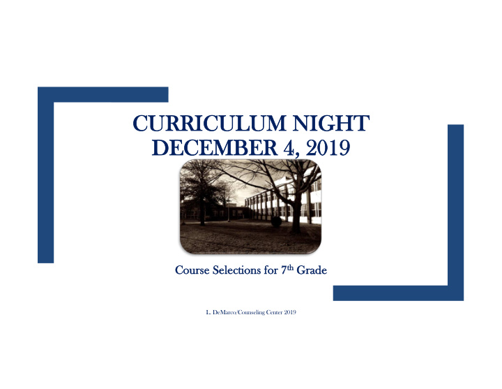 curriculum n night december 4 4 2 2019