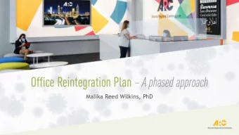 Malika Reed Wilkins, PhD  Framework and Guidance  1. Do no harm. We will do all we can to maintain