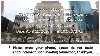 Pr  Pre-Pr  e-Propo  posal T  sal Telec  eleconfer  erenc  ence  e  S72-T28979    Baggage