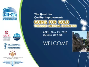 Medical Education and Patient  Safety: A Patient-Doctor  Dialogue Maeve OBeirne  Vincent Dumez