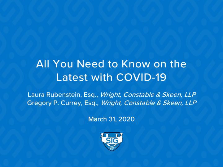 all you need to know on the latest with covid 19
