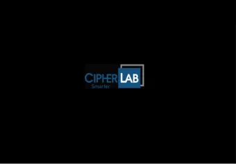 Introducing CipherLab 8000    User Benefits    SDK Software    Competitive Advantages