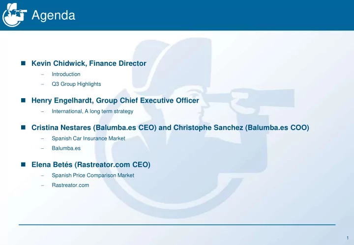 agenda