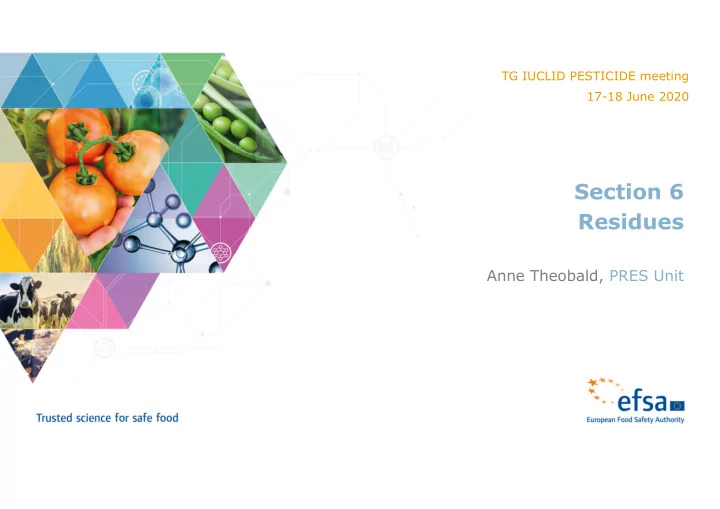 section 6 residues