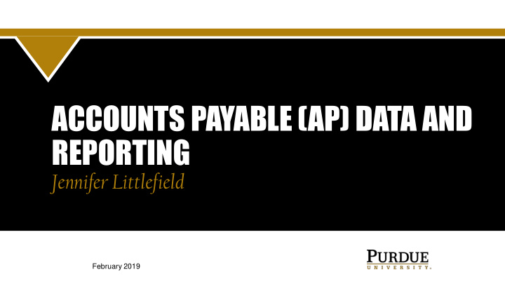 accounts payable ap data and