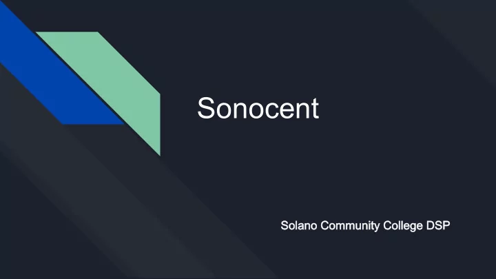 sonocent