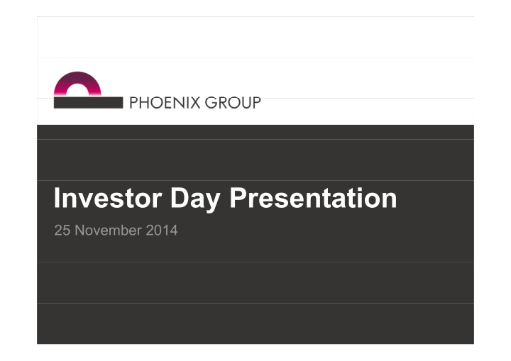 investor day presentation