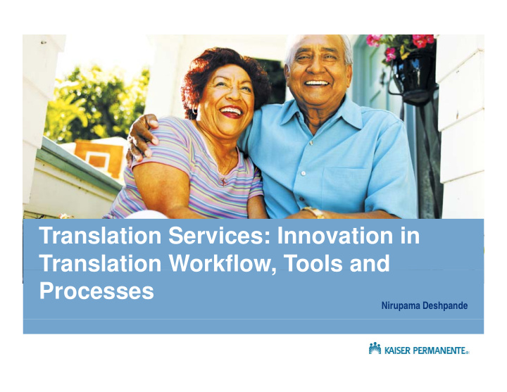 translation services innovation in translation workflow