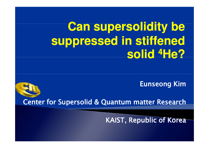 c c can supersolidity be can supersolidity be lidit lidit