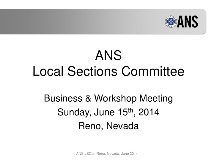 ans local sections committee