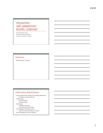 PEDIATRIC  INFLAMMATORY BOWEL DISEASE  Alexis Rodriguez, MD  Pediatric Gastroenterology  Advocate