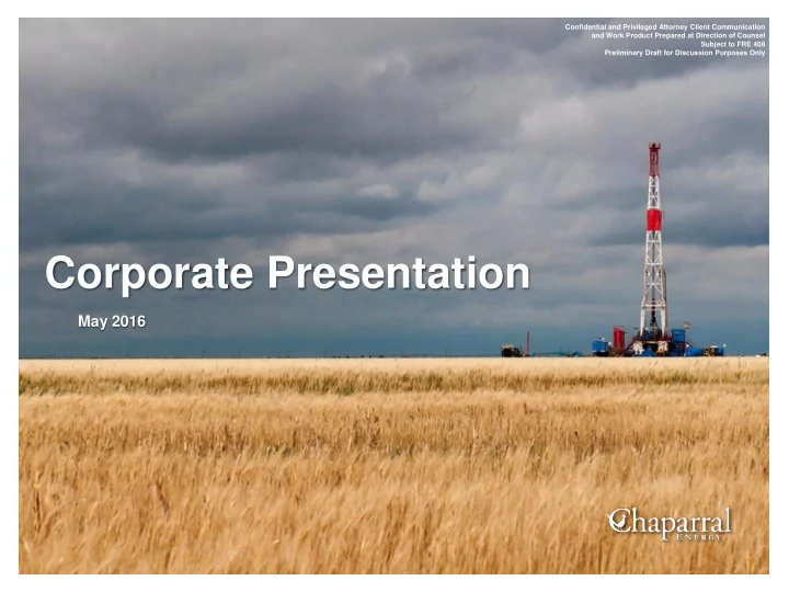 corporate presentation