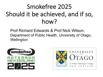 Sm  Smok  okefr  free 2025  Sh  Shou  ould  ld it  it be ac  achie  ieved,  , an  and if  if so,  ,