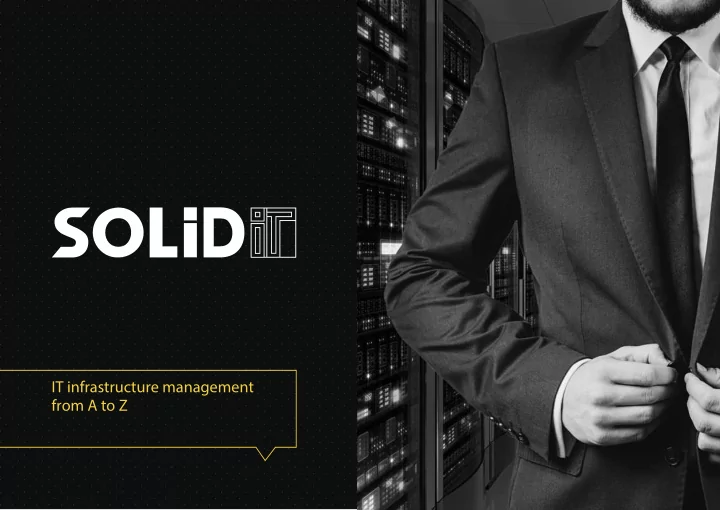 from a to z it infrastructure management