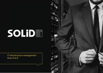 from A to Z IT infrastructure management  infinite possibilities and excellent quality  software