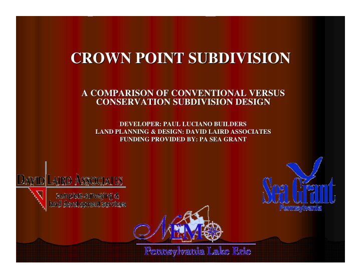 crown point subdivision crown point subdivision