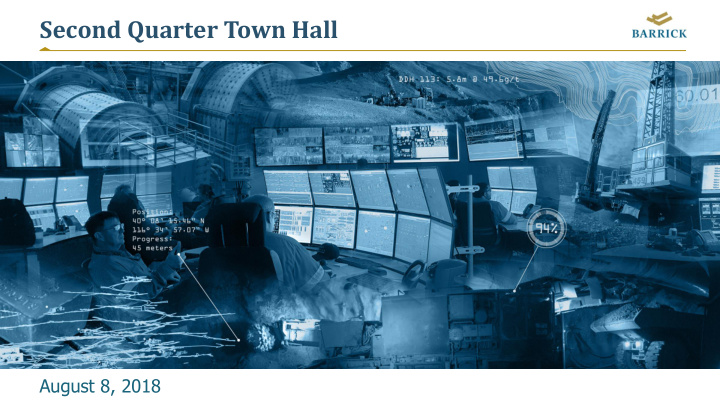 second quarter town hall