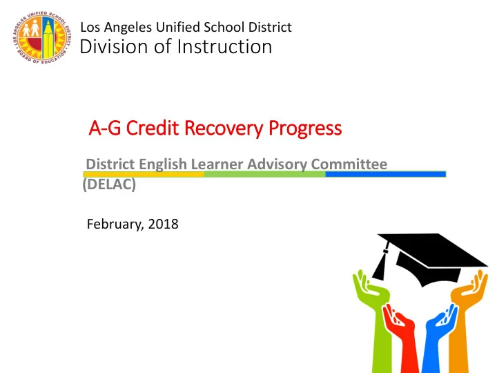 a g credit it recovery progress