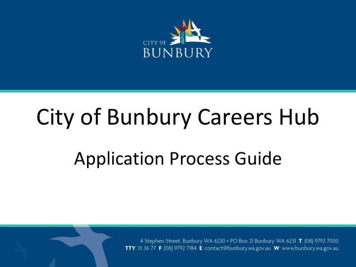 city of bunbury careers hub