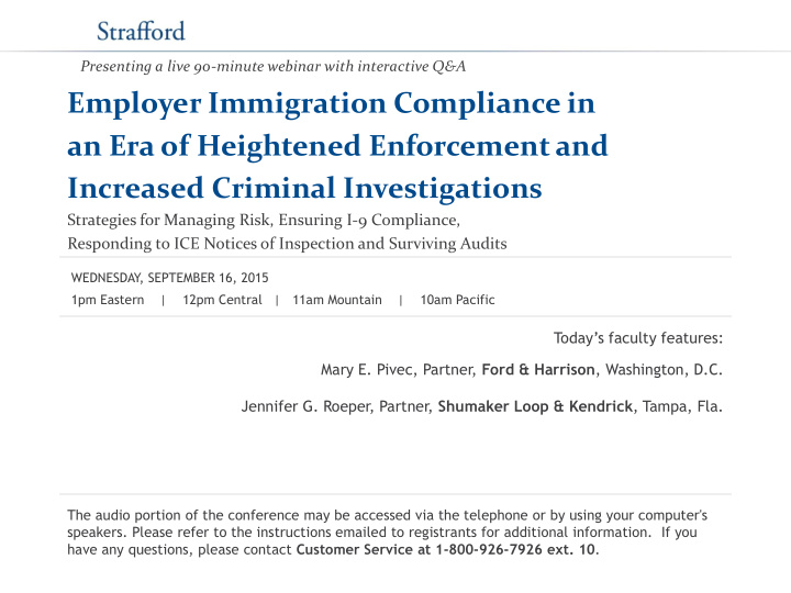 employer immigration compliance in an era of heightened