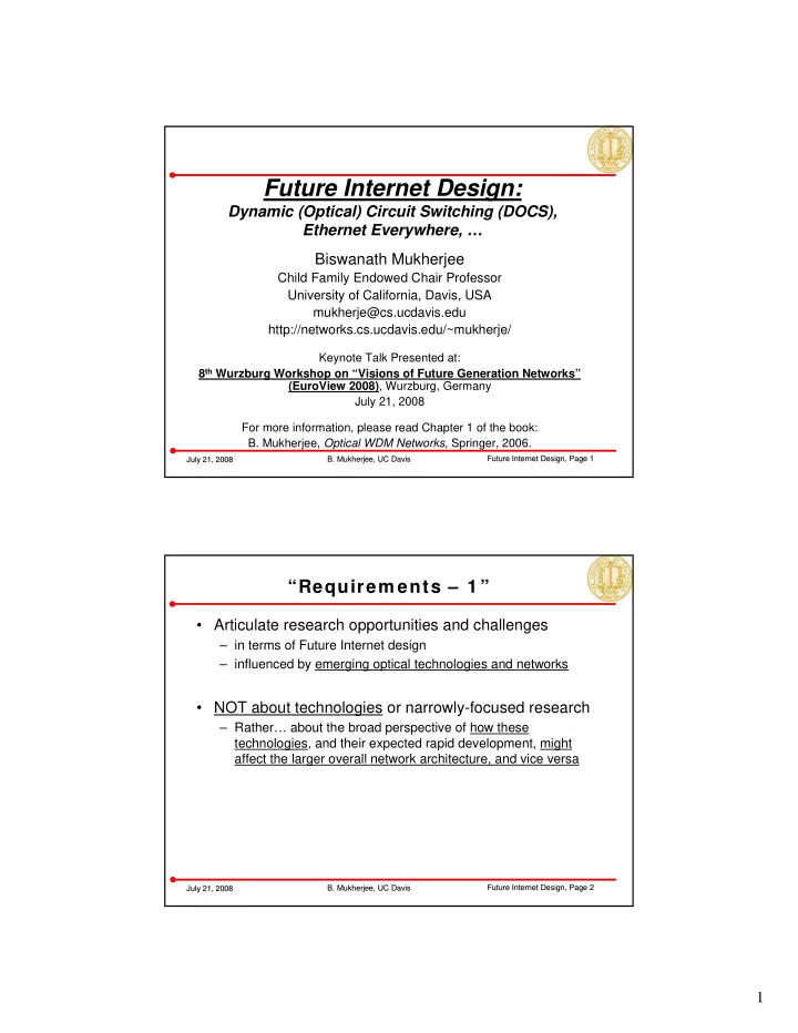 future internet design