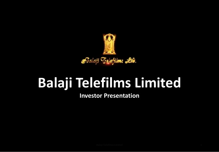 balaji telefilms limited