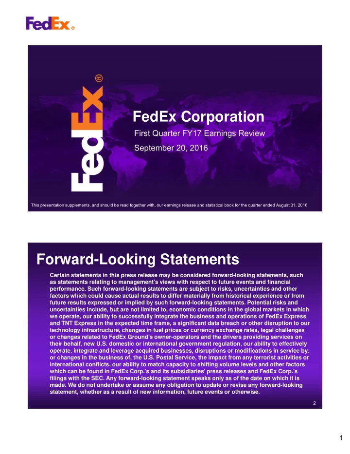fedex corporation