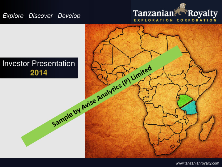 investor presentation 2014