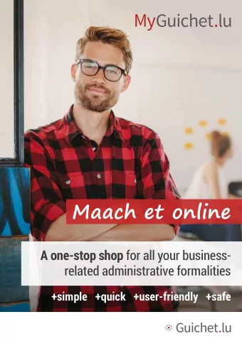 Maach et online A one-stop shop for all your business-  related administrative formalities  +simple