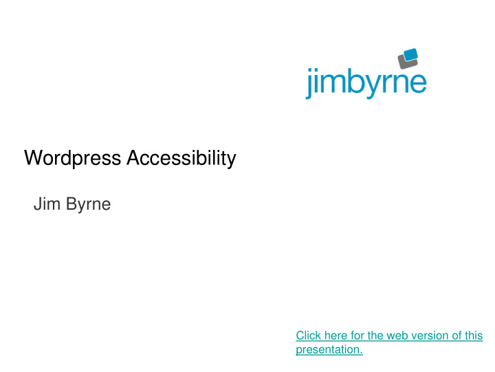 wordpress accessibility