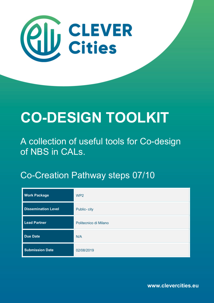 co design toolkit