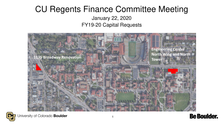 cu regents finance committee meeting