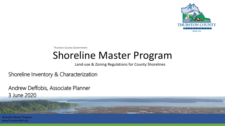 shoreline master program