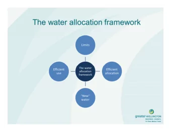 Limits  (the size of the pie)  allocation  limits  minimum  reliability  flow  of supply  Limits