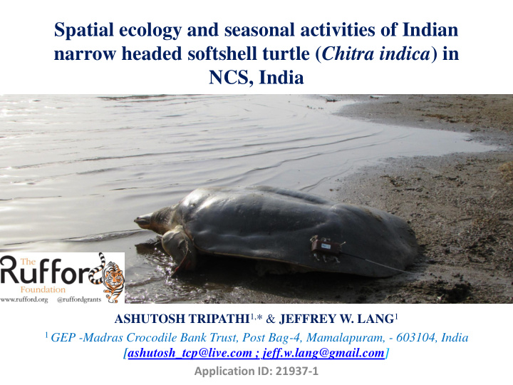 spatial ecology and seasonal activities of indian